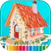 House Coloring Book - Activities for Kid