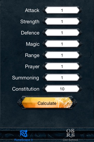 RuneScape Combat Calculator screenshot 2