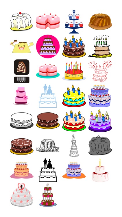 Cakes One Sticker Pack