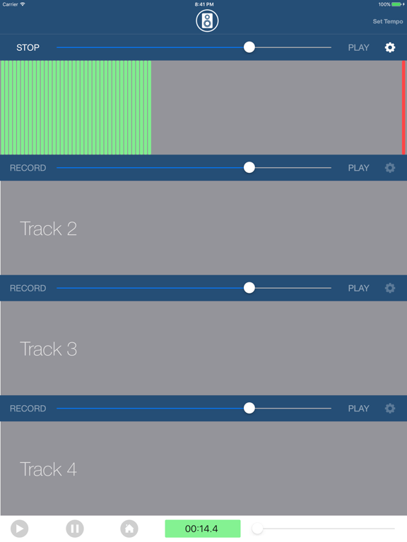 Screenshot #4 pour Multi Track Song Recorder