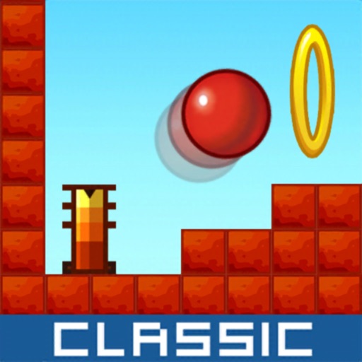 Red Bounce Ball Classic Game iOS App