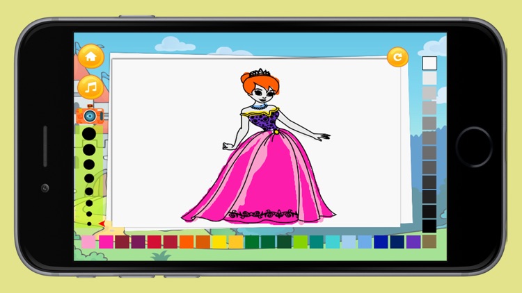 Fairy Tale Princess Coloring screenshot-3