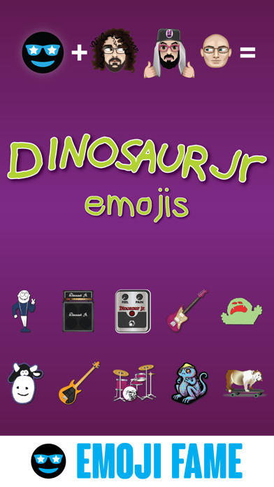 How to cancel & delete Dinosaur Jr. by Emoji Fame from iphone & ipad 1