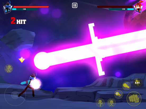 Stickman Battle Fight Hero War iPad screenshot 5 - Games app