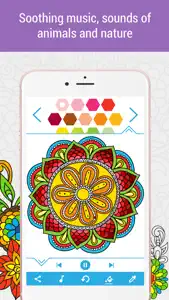 Anti-stress Coloring Book Calm screenshot #5 for iPhone