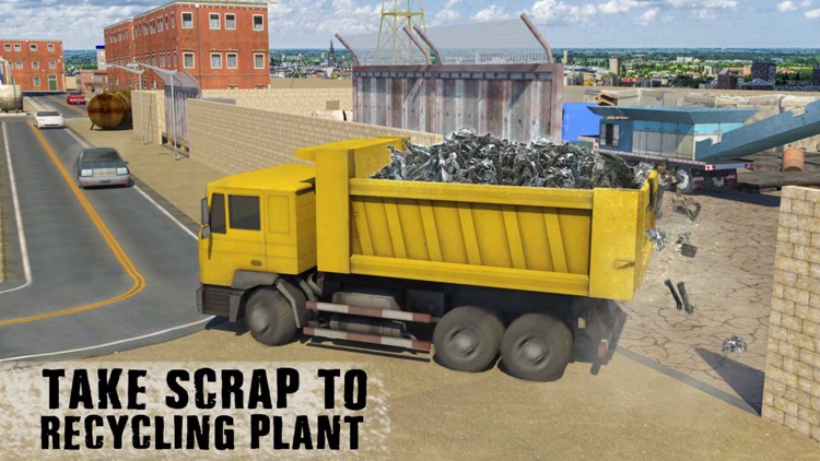 Car Crusher Monster Truck Driver & Crane Simulator screenshot-3