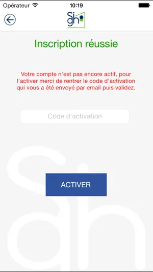 Mon espace SIGH screenshot 3