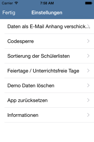 Fehlzeiten screenshot 2