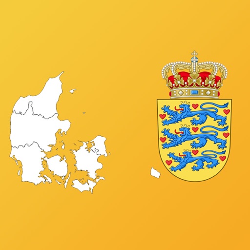 Denmark Region Maps and Capitals icon