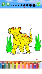 Jurassic Dinosaurs Coloring Pages Game screenshot #1 for iPhone