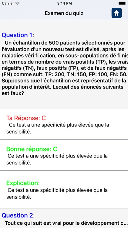 Cardiology Questions in French screenshot-4