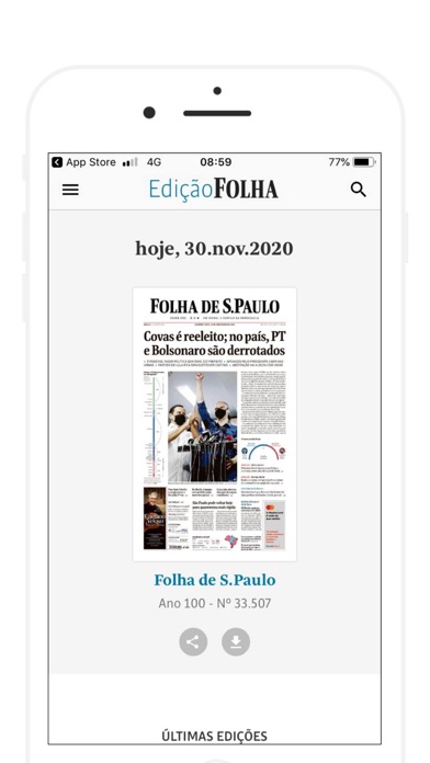 Screenshot #1 pour Folha SP Impressa