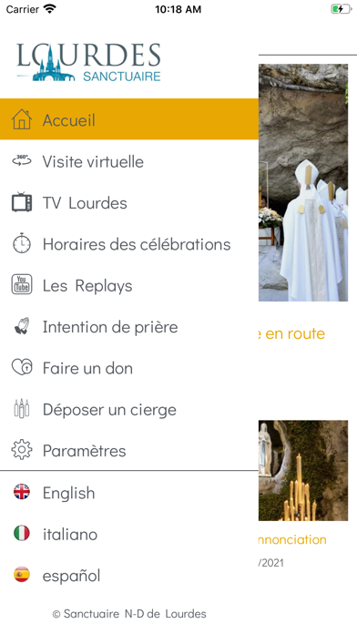 Sanctuaire N-D de Lourdes Screenshot