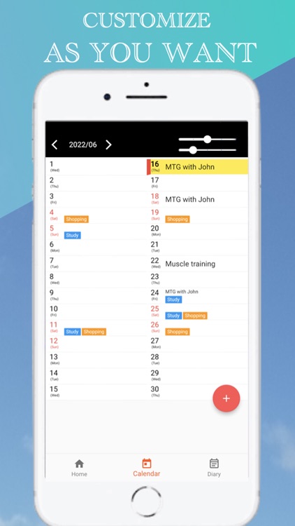 List calendar - Calendar app screenshot-3