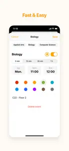 My Timetable - Quick & Simple screenshot #2 for iPhone