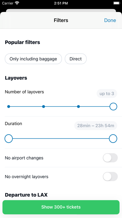 Cheap Flights online Screenshot