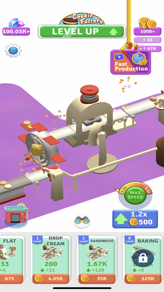 #7. Idle Factories ! (iOS) 由: funcell Games Pvt Ltd