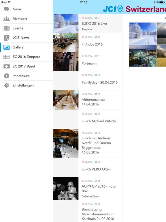 Screenshot #6 pour JCI Switzerland