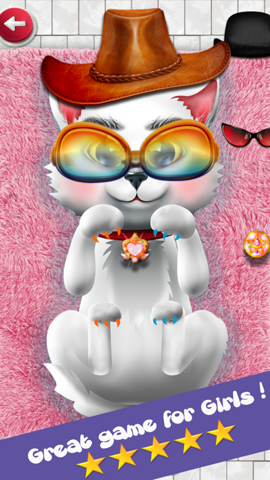 Screenshot #1 pour Kitten Salon : kitty games & kids games for girls