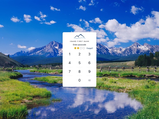 Idaho First Bank App iPad screenshot 2 - Finance app