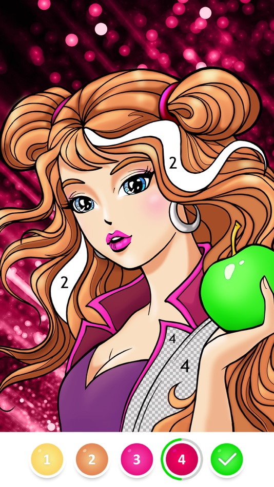 #3. Magic Color by Number-Painting (iOS) 由: ZiMAD