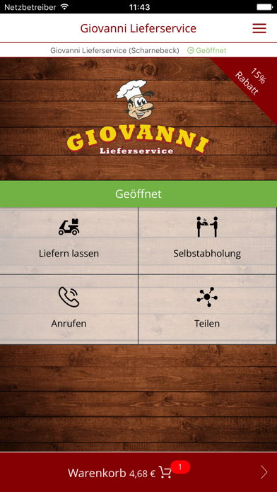 How to cancel & delete Giovanni Lieferservice from iphone & ipad 1
