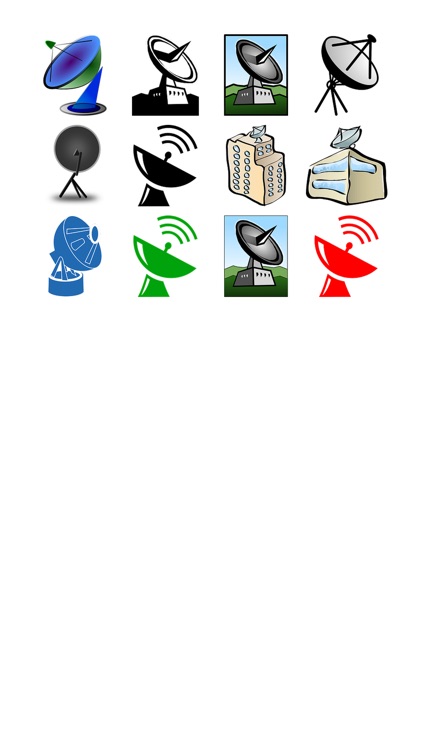 Satellite Dishes Sticker Pack