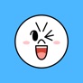 Witty-MOON Emoji - LINE FRIENDS app icon
