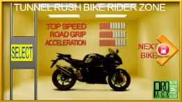 tunnel rush motor bike rider wrong way dander zone iphone screenshot 2