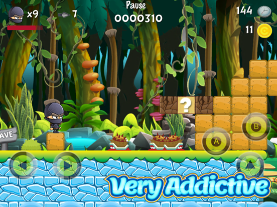 Super Ninja Adventure - Run and Jump Games iPad screenshot