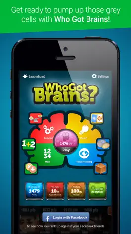 Game screenshot Who Got Brains - Brain Training Games - Free mod apk