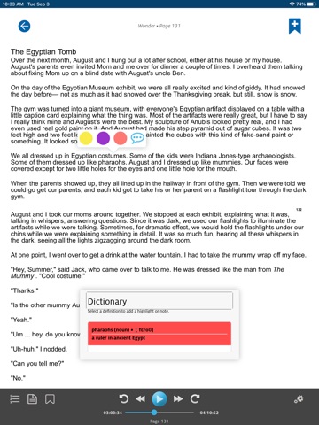 Learning Ally Audiobooks iPad screenshot