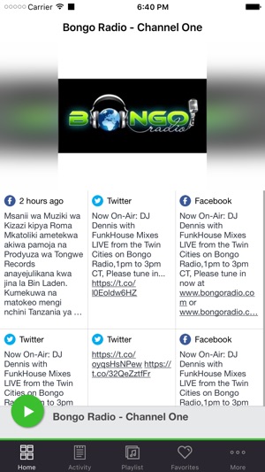 Bongo Radio - Channel One