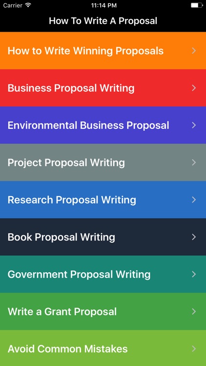 How To Write a Proposal