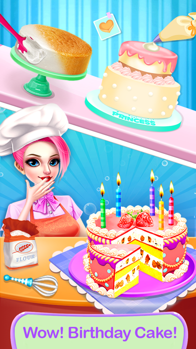 Girls Cake Maker Baking Games Screenshot