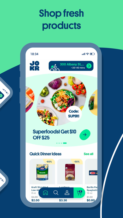 JOKR - Fast Grocery Delivery Screenshot