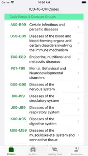 medical diets iphone screenshot 2