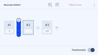 Screenshot #2 pour Calculatrice fractionnaire