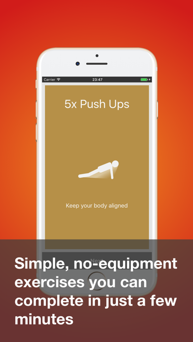 Screenshot #1 pour Exercise: Simple Intense Workouts