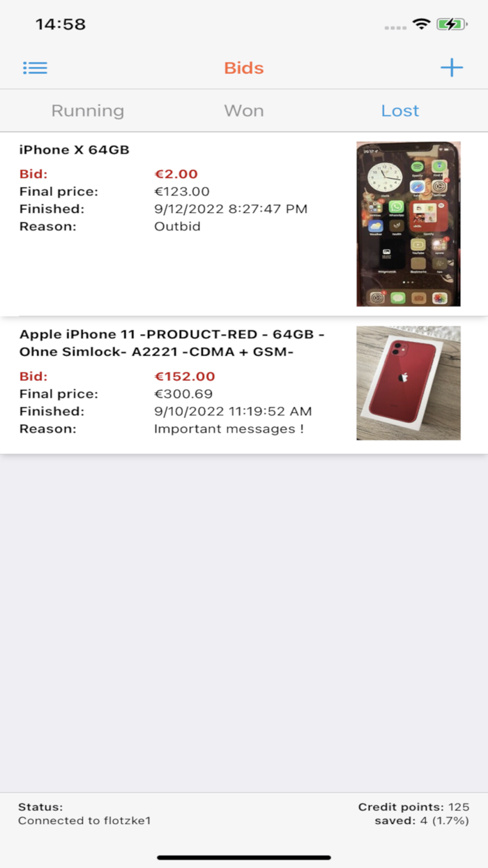 Sniper for ebay bid auctions