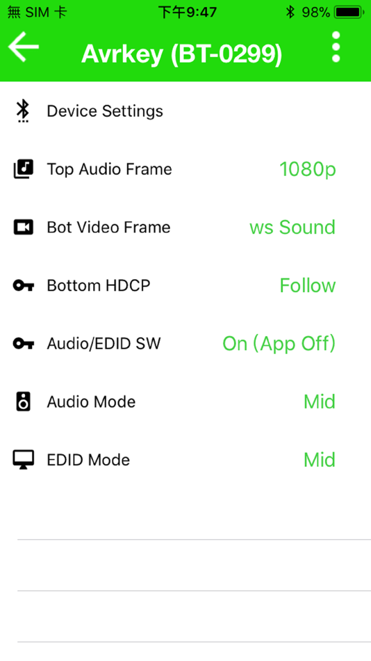 #2. 4K AVR-Key Total Control (iOS) Podle: Affyy