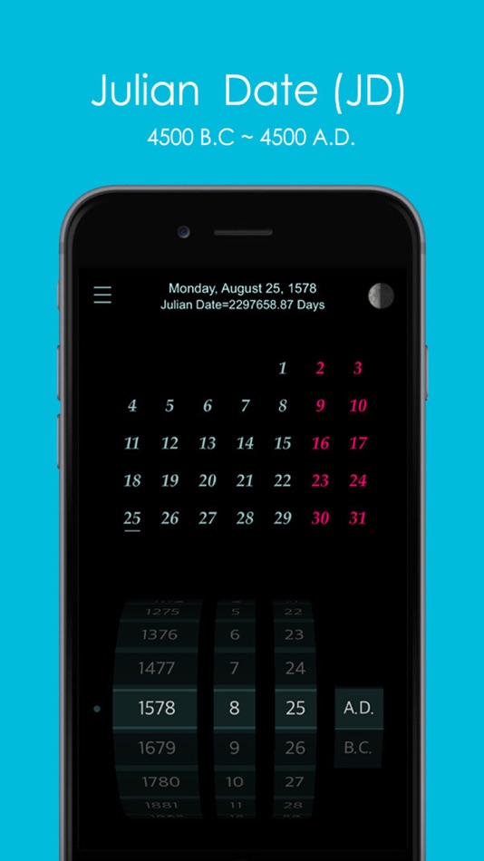 Calendar : 4500 BC to 4500 AD - 1.2 - (iOS)