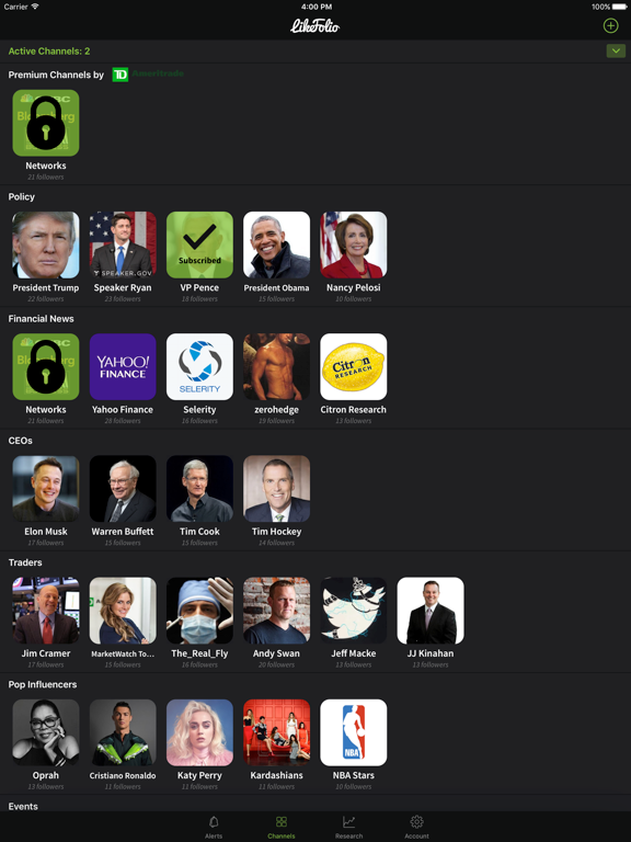 Screenshot #4 pour LikeFolio