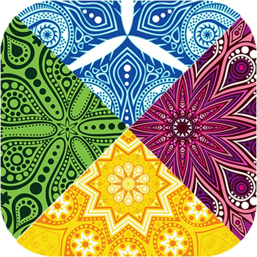 Mandalas Color Circle On Gravity Switch Iq Test iOS App