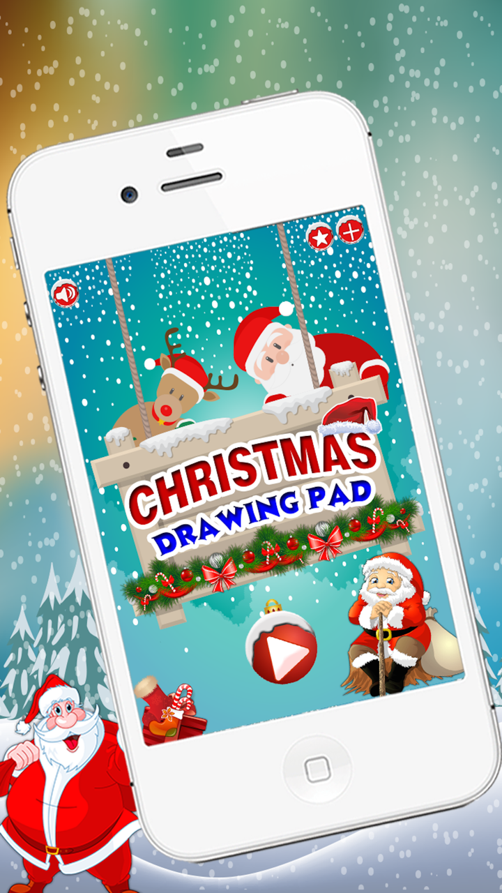 Christmas Drawing Pad - holiday activities for kid screenshot 1