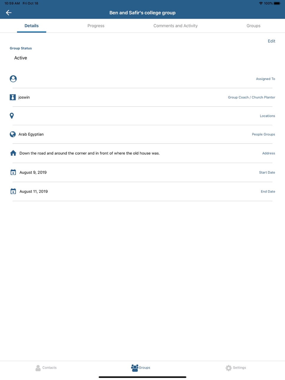 iPad screenshot