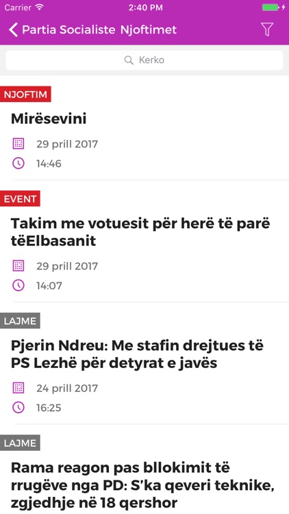 Partia Socialiste Albania screenshot-4