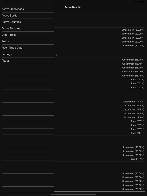 Screenshot #5 pour Warframe Info