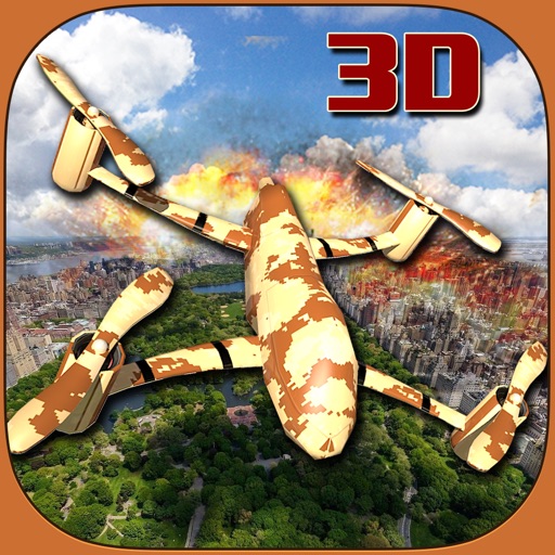 US Army Drone Strike Air Combat: Flight Simulator iOS App