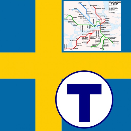 Stockholm Metro - map and route planner icon